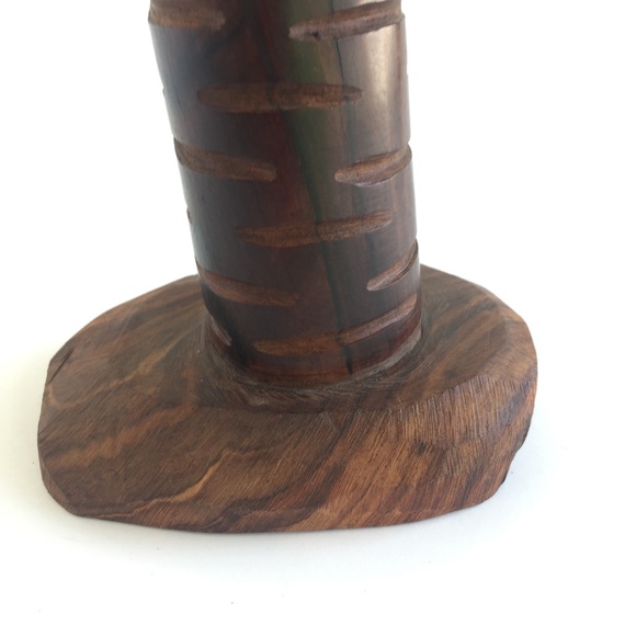 Carved Iron wood Palm Tree with Coconuts - Picture 7 of 12